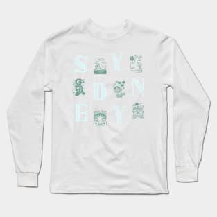 Sydney Alphabets - Lazy Afternoon Long Sleeve T-Shirt